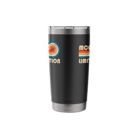 MCGINLEY Surname Retro Vintage 80s 90s Birthday Reunion Stainless Steel Insulated Tumbler