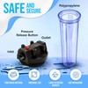 20 x 2.5-Inches Transparent Slim Whole House Water Filter Purifier