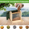 Wooden Bird Feeder for Small Birds, H x D 20