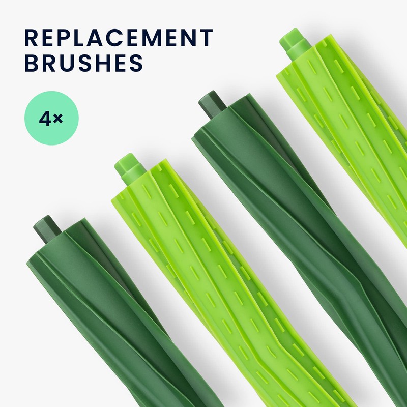 kwmobile Replacement Main Brushes - 4-Pack Compatible with iRobot Roomba
