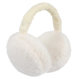 SOIMISS Christmas Earmuffs Plush Fluffy Christmas Ear Warmers Winter Warm Ear Covers Ear Muffs Headband for Women Girls, beige