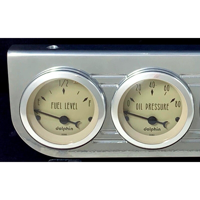 Dolphin Gauges 4 Gauge Under Dash Hang Down Insert Universal