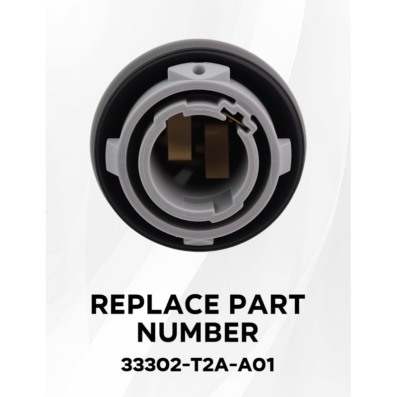 Frautumnther 2PCS 33302-T2A-A01 Front Turn Signal Bulb Socket S25W Fit