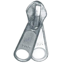 Ohio Travel Bag YKK Long Tab Reversible Slider, #8, Nickel Finish, Zinc Alloy, 8C-2-NP