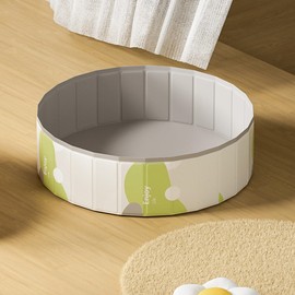 Hyindoor Pool, No Air Pumping, Foldable, Children's Pool, 47.2 x 11.8 inches (120 x 30 cm), Water Play Pool, Heat Protection, Convenient Storage, Vinyl Pool, For Home Use, Veranda