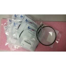 L-Com Coax patch cable: R/A Type-N Male to R/A RP-SMA Male;  20 in