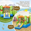 DORTALA Inflatable Bounce House, Monster Theme Bouncy Castle with Slide,