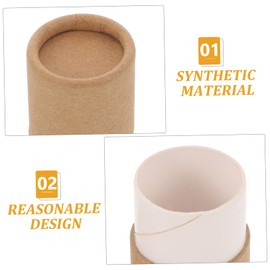 Mikinona Cardboard Tube Lid Cylinder Mounting Tube 10ml Empty Paper Jar for Essential Oils