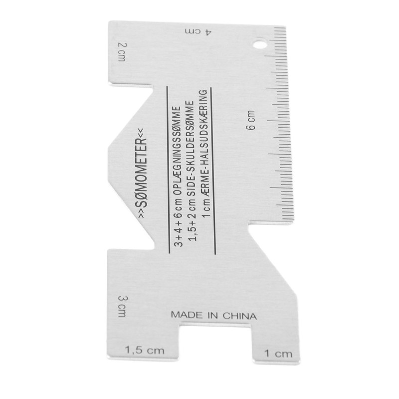 Metal Sewing Ruler Aluminium Alloy Light Flexible Portable Accurate Hand