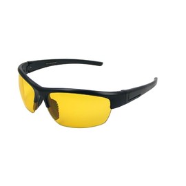 Foster Grant New NIGHT DRIVERS PICK UP Sport Wrap YELLOW Night Driving Glasses, x, Black