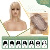 Hairro Clip in Hair Topper Human Hair 13 * 7cm