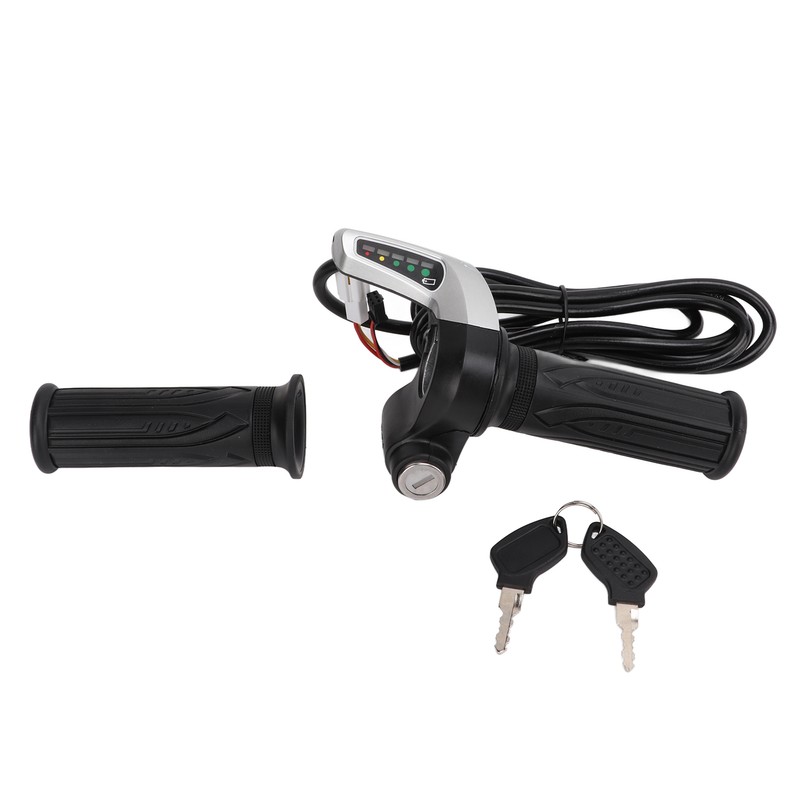 1 Pair Electric Bike Throttle Grip Universal Electric Scooter Wire
