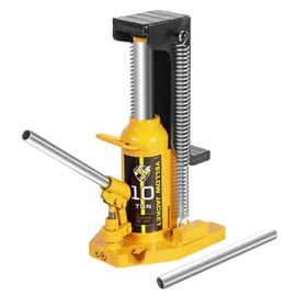 YELLOW JACKET Toe Jack 5 Ton Toe/ 10 Ton Top Capacity Hydraulic Machine Jack Lift,Air Hydraulic Claw Jack for Car Repair,Machinery,Industry Equipment