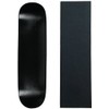 Moose Skateboard Deck Blank Dipped Black 8.25" Black Grip