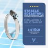 Villkin T-Hose Connector with 3 x Hose Clamps for the
