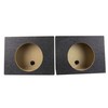QPower QTW12 Single 12" Sealed Car Audio Subwoofer Sub Box