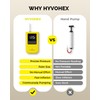 HYVOHEX Mini Electric Ball Pump with Needle for Sports Balls