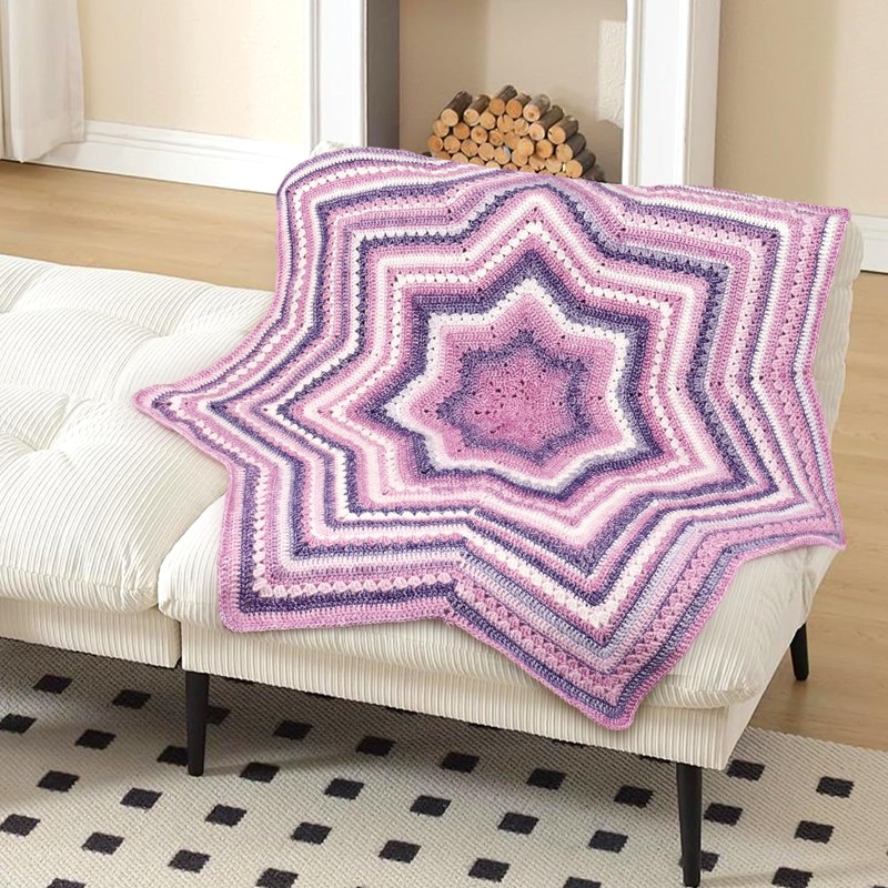 Katech Gradient Cake Yarn for Crocheting-Multicolor Soft Cotton Yarn