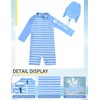 weVSwe Toddler Boy Bathing Suit Uv Protection One Piece Rash