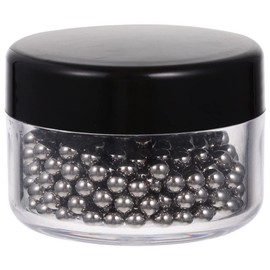 Hemoton 300 Pcs Stainless Steel Cleaning Beads 0.15 Inch for Wine Decanter Carafe Vase Bottle Glass Cleaner Steel Balls for Kitchen Household Use