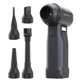 FAQIUQI Cordless Electric Air Duster for Computer Cleaning - 550g RPM Super Power Blower with 10000mAh Battery, 9-Speed + Turbo, USB-C Rechargeable - Keyboard, PC, Laptop, Electronics, Car Interior, Pet Hair