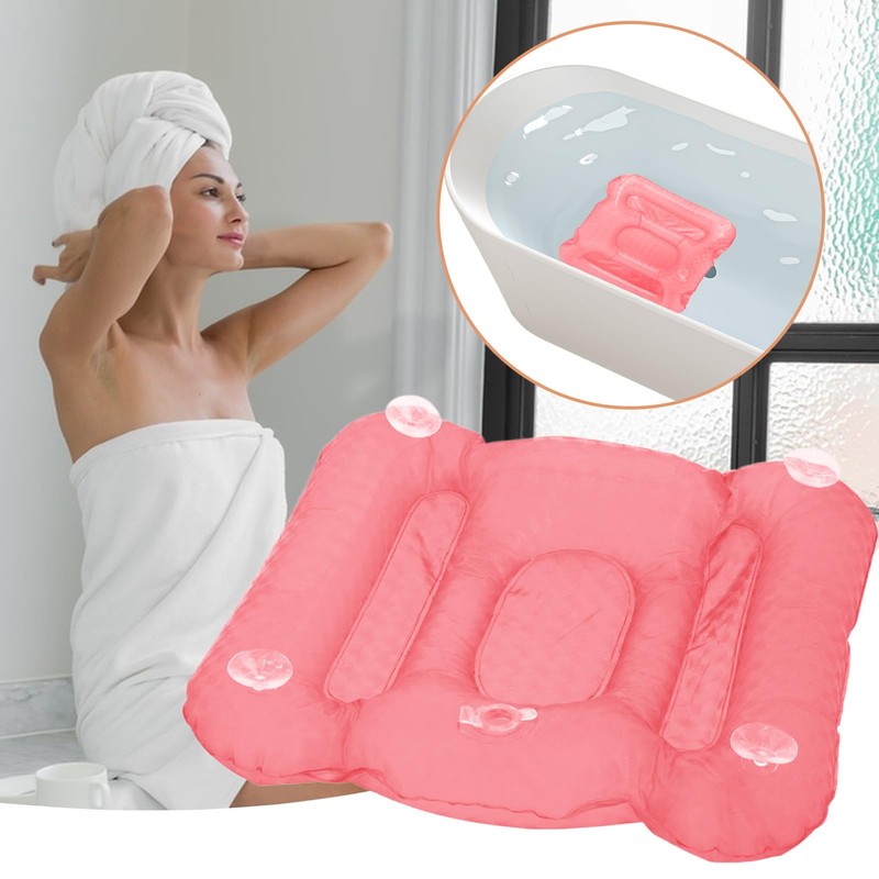 Bathtub Pillow - Body Massage Bath Mat Pillow | Ergonomic