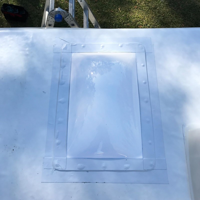 RV Skylight Replacement Bundle,18" x 26" RV Shower Skylight Cover