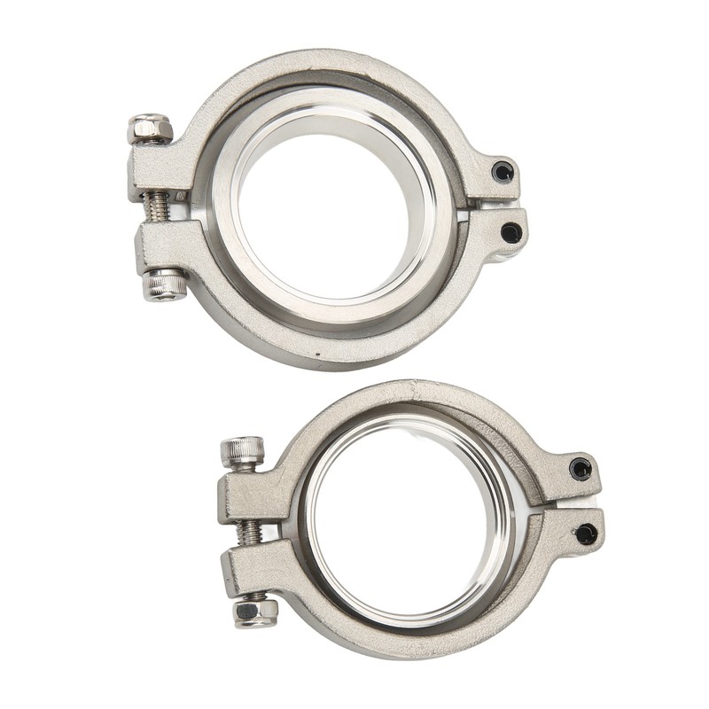 44 mm Wastegate V Band Clamp Set Stainless Steel Inlet