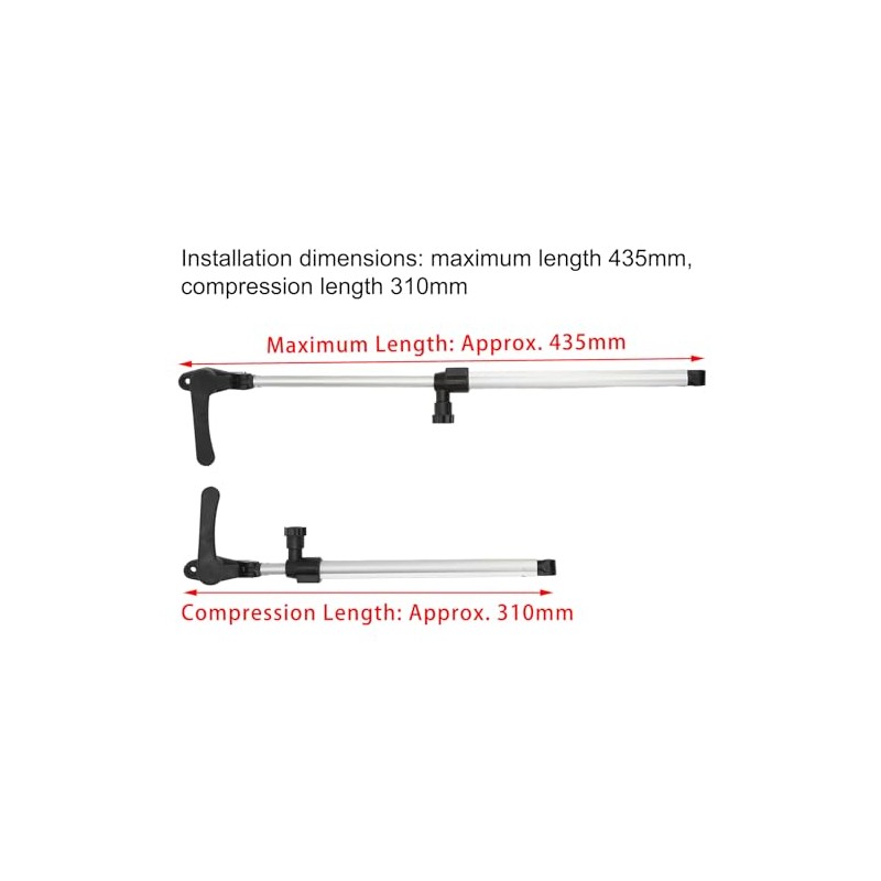 Secure Your RV with the 2pcs Telescopic Aluminium Alloy RV