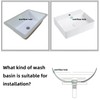 Universal Bathroom Sink Drain with Pop-Up,Overflow Hole,Ceramic White Cap &