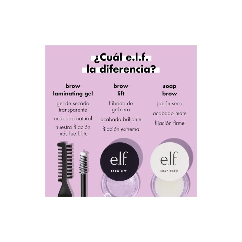 e.l.f. Cosmetics Brow Lift Gel Laminador de Cejas Clear Transparente