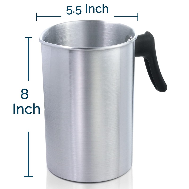 Candle Making Pouring Pot 101oz, Wax Melting Pot, Dripless Pouring