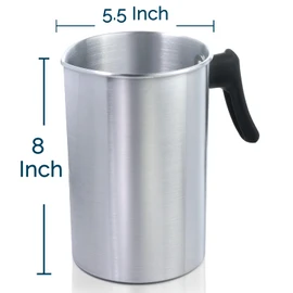 Candle Making Pouring Pot 101oz, Wax Melting Pot, Dripless Pouring Pitcher for Candle Making