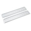2 Pcs Air Vent Ventilation Grille Aluminium Alloy Rectangular Vent