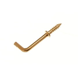 One Stop DIY 10 x Shoulder Bolts Straight L Cup Hooks 19mm EB Steel Pack of 10