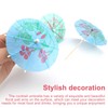 Pack of 100 Cocktail Decoration, AMONENZ Paper Umbrellas, 10 cm