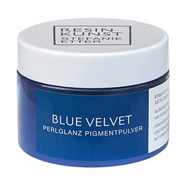 Resin Kunst Blue Velvet Pearlescent Pigment Powder, 50g, Mica Powder, Colour Pigments, Paint for Resin, Epoxy Resin Paint in Blue