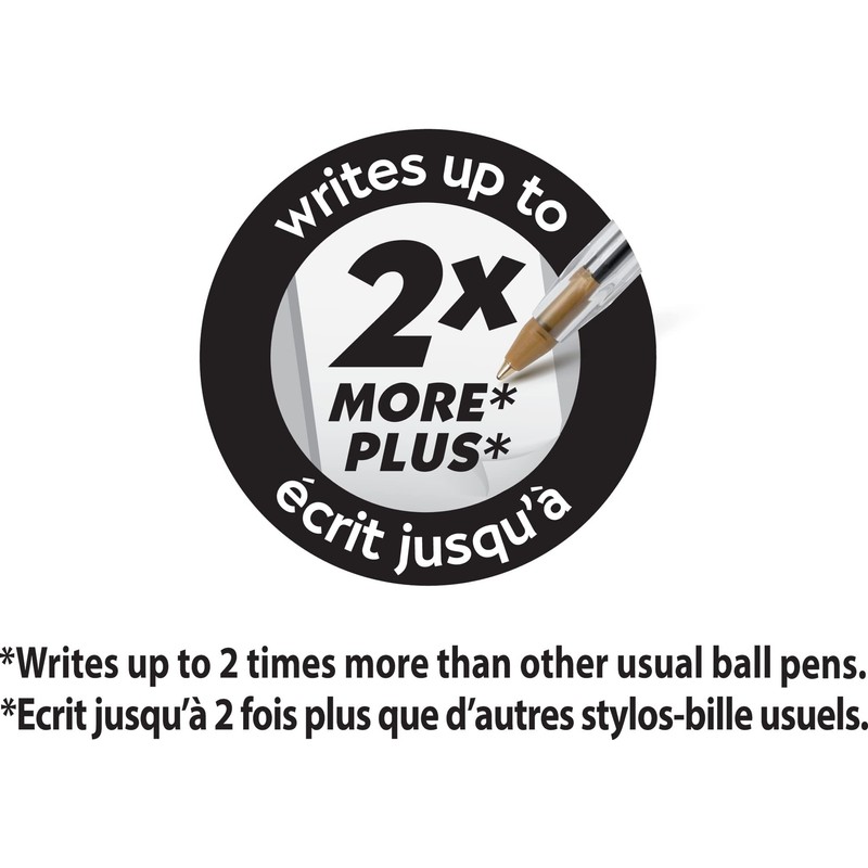 BIC Cristal Original Ballpoint Pen in Black, Line Width 0.4
