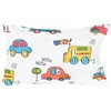 J-pinno Cars Buses Trucks Transport Vehicle Cute Twin 100% Cotton