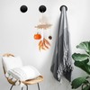 BIRDDIE 5 Pack Suction Cup Towel Hooks, Wall Mount Robe