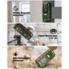 Huepar Professional Dual Laser Measuring Tool 393ft, Rechargeable Bilateral Laser