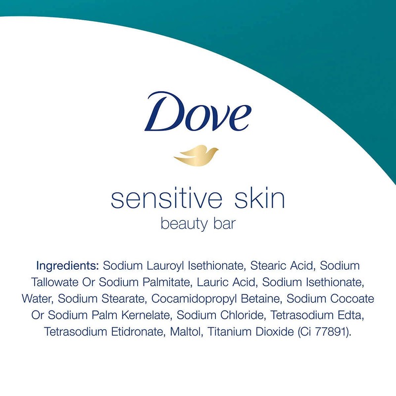 Unilever Dove Sensitive Bar 3 75 oz 16 Bars