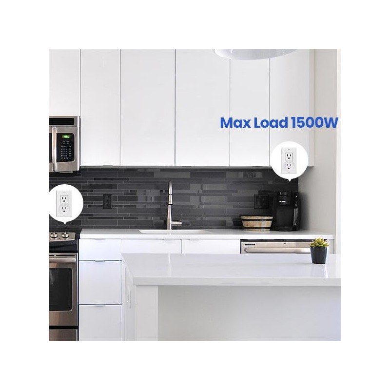 Zoiinet Remote Control Outlet Plug, Work with Wireless Switch, No