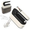Yomelo 9-Speed Digital Hand Mixer Electric, 400W Powerful DC Motor,