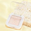 Kaely Pressed Single Eyeshadow Makeup, Sheer White Sparkle Highly Pigmented