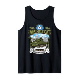 M18 Hellcat Tank Destroyer WW2 Korean War Gift Tank Top