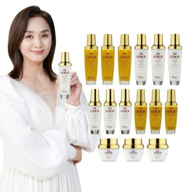 Eluzai 24K Gold Collagen Basic 5-piece 3-set/ Lee Eung-kyung Basic Cosmetics Wrinkle, Whitening, Moisturizing, Elasticity / 엘루자이 24K골드 콜라겐 기초 5종 3세트 이응경 기초화장품 주름 미백 보습 탄력