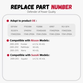 E8743M/Fuel Pump Assembly/Compatible with ​Nissan Frontier 2.5L 4.0L 2005-2019;Pathfinder 4.0L 2005-2012/Replace#SP4001M 17040-ZP00A