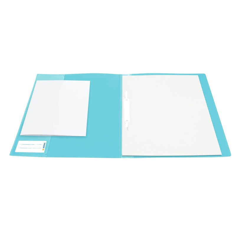 HERMA 19492 File Folder A4 Translucent Light Blue, Pack of