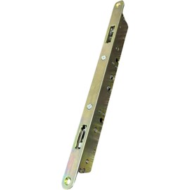 11-3/4" Multi-Point Mortise Lock with Face Plate (with NO Anti-Slam Pin) for Sliding Glass Doors | Two Point Replacement Locking Mechanism to Fix and Repair Sliding Patio Door Hardware - Alloy Steel